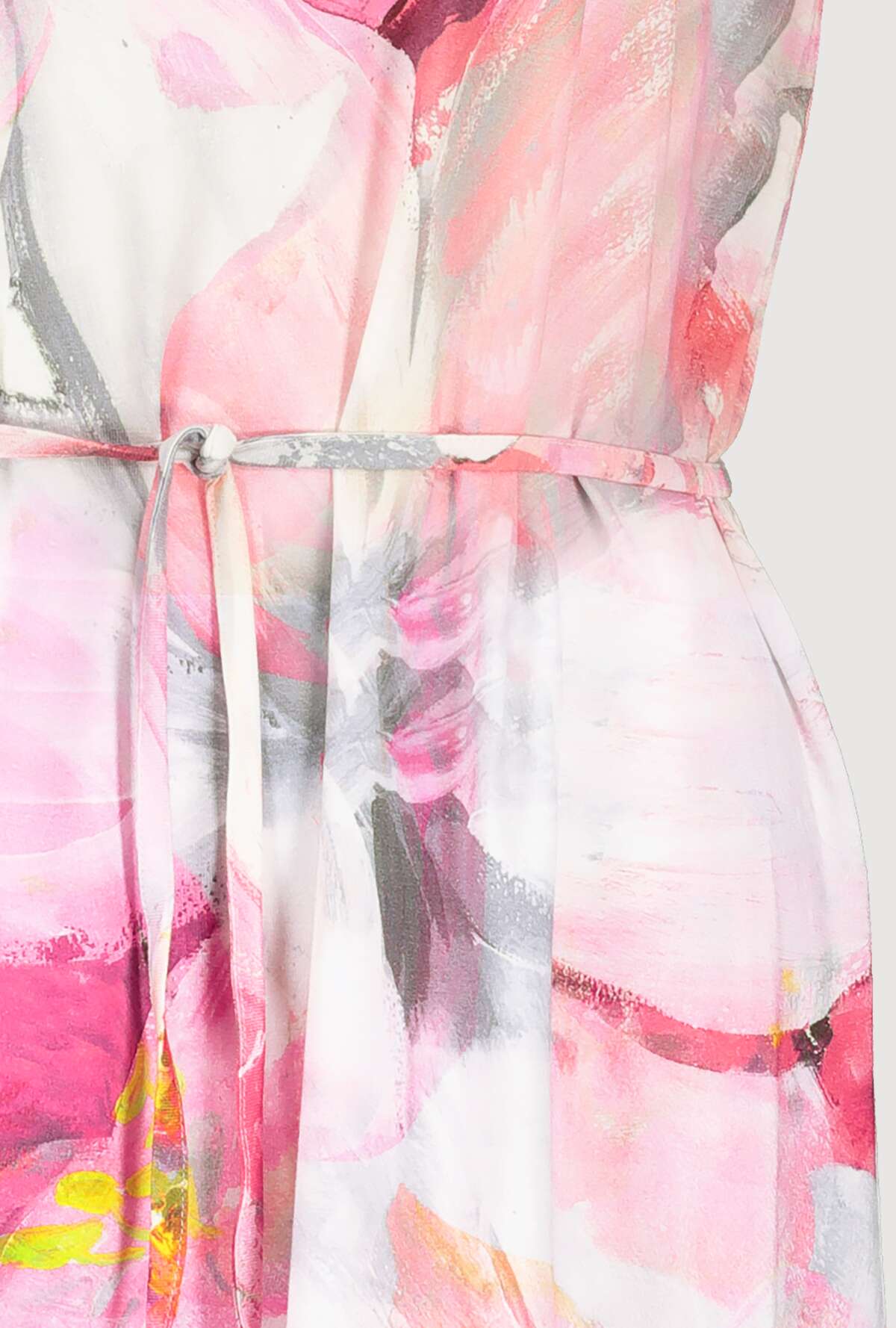 Monari Midi-Kleid mit Allover-Print und U-Boot-Ausschnitt | mode weber